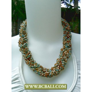 Seed Beading mix Colors Necklaces Fashion